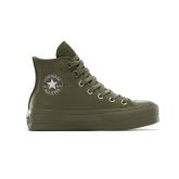 Converse Chuck Taylor All Star Lift Platform Leather - Verde - Tênis Converse Chuck Taylor All Star Lift Platform Leather - Verde - Tênis