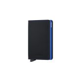 Secrid Slimwallet Matte Black & Blue - Preto - Acessórios