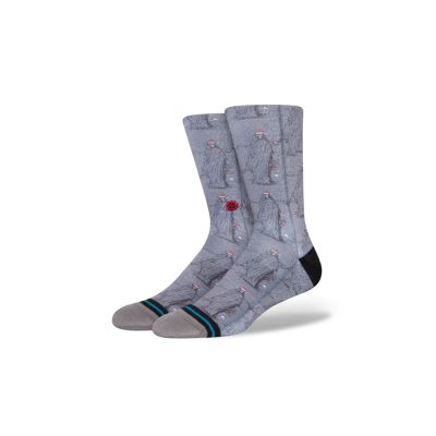 Stance Happy Holideath Crew Sock - Cinza - Meias