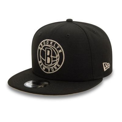 New Era 950 NBA Wordmark 9fifty Brooklyn Nets - Preto - Boné