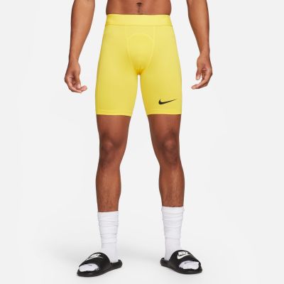 Nike Pro Dri-FIT Strike Soccer Shorts Tour Yellow - Amarelo - Calção Nike Pro Dri-FIT Strike Soccer Shorts Tour Yellow - Amarelo - Calção