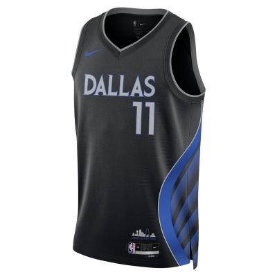 Nike NBA Kyrie Irving Dallas Mavericks City Edition Swingman Jersey Black - Preto - Jersey