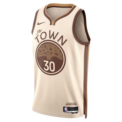 Nike NBA Stephen Curry Golden State Warriors City Edition Swingman Jersey - Branco - Jersey