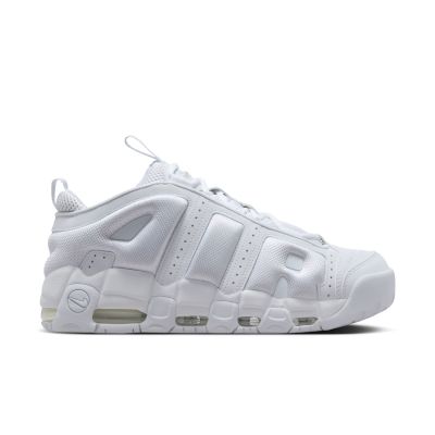 Nike Air More Uptempo Low "Triple White" - Branco - Tênis