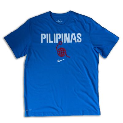 Nike Philippines Team Short Sleeve Tee - Azul - Camiseta de manga curta