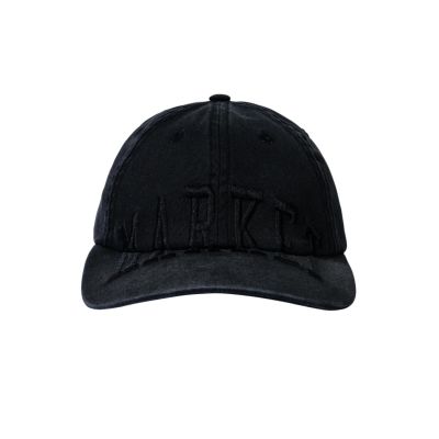 Market Vintage Arc 6-Panel Hat Pirate Black - Preto - Boné