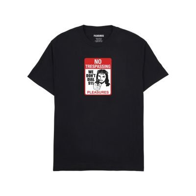 Pleasures Trespass Tee Black - Preto - Camiseta de manga curta