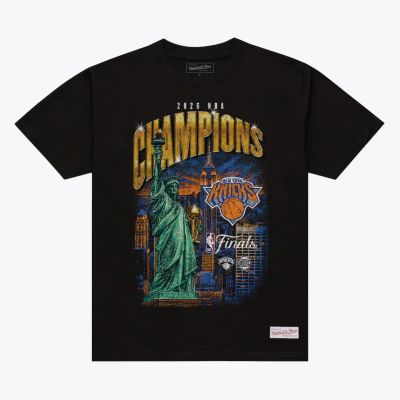 Mitchell & Ness 2026 NBA Finals Champions City T-Shirt - Preto - Camiseta de manga curta Mitchell & Ness 2026 NBA Finals Champions City T-Shirt - Preto - Camiseta de manga curta