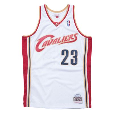 Mitchell & Ness NBA Cleveland Cavaliers Lebron James White Swingman Jersey - Branco - Jersey
