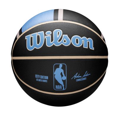 Wilson 2023 NBA Team City Collection Atlanta Hawks Size 7 - Preto - Bola